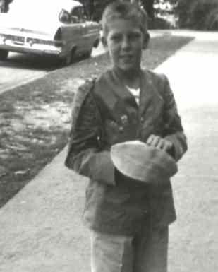 John Strain in 1958 at Culver Camp, first military experience!