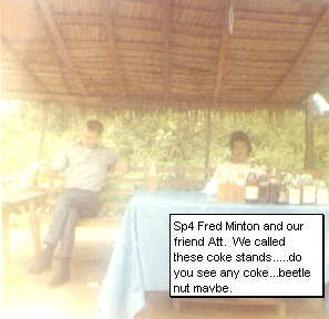 SP/4 Fred Minton and Att at the Coke Stand in Korat