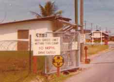 Camp USARTHAI Main Gate MP Gate Shack
